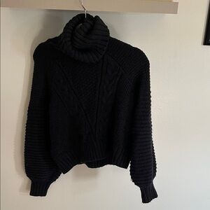 Abercrombie & Fitch Black Turtleneck Sweater